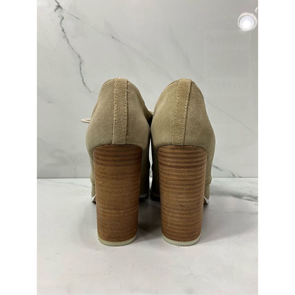 ALDO Suede Leather Open Toe Heels - Picture 4 of 7